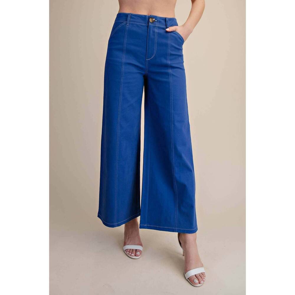 NEW GLAM amanda wide leg pants in royal